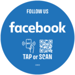 Social Media NFC Tag Sticker - FACEBOOK