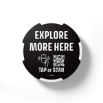 Universal NFC Tag Sticker - Black