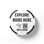 Universal NFC Tag Sticker - White