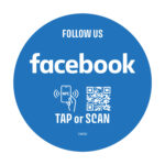 Social Media NFC Tag Sticker - FACEBOOK