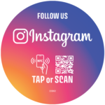 Social Media NFC Tag Sticker - INSTAGRAM