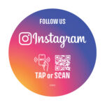 Social Media NFC Tag Sticker - INSTAGRAM